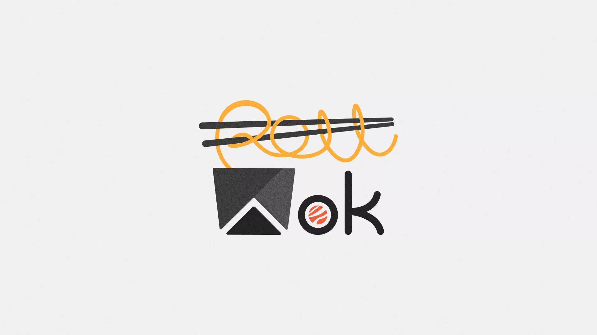 Разработка логотипа в Кумертау для суши-бара «Roll Wok Club» Разработка логотипа в Кумертау для суши-бара «Roll Wok Club»